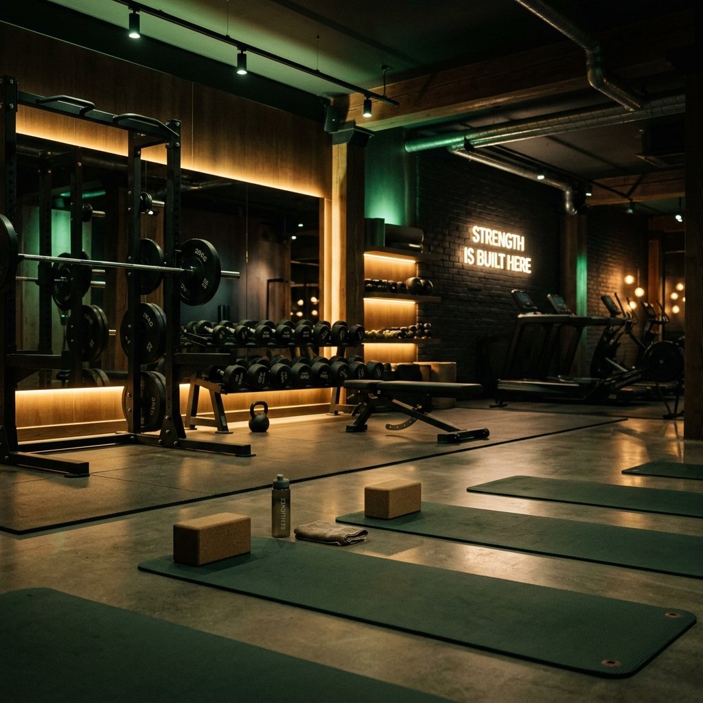 Gym Equipment Background